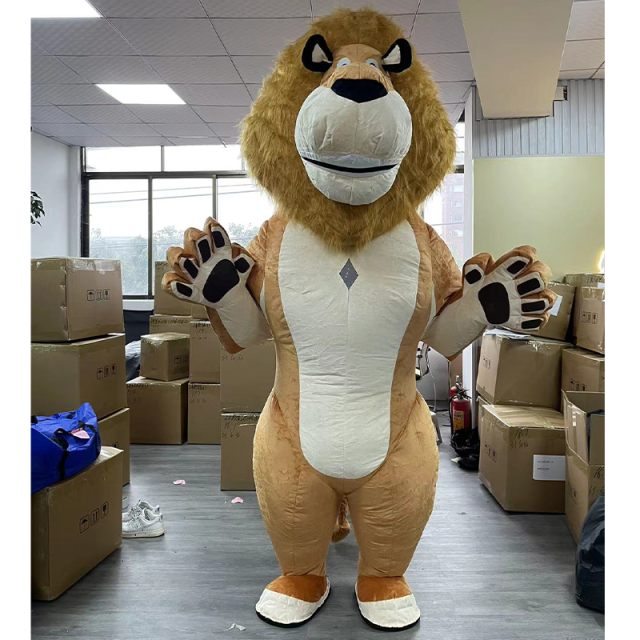 CH Eric The Lion Inflatable Mascot Costume For Sale,Commercial Cosplay Mascot Costume