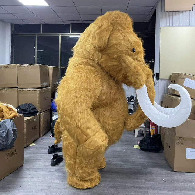CH Mammoth Theme Inflatable Mascot Costumes For Sale,Commercial Custom Made Adult Mascot Costumes