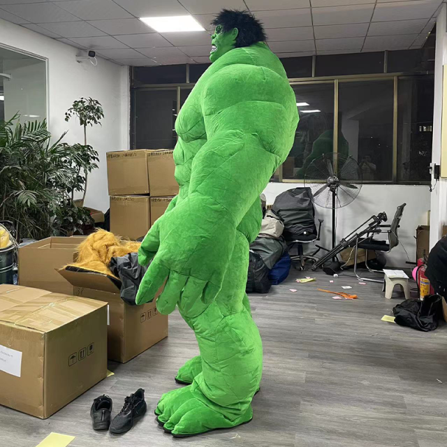 CH The Hulk Mascotte Costume Cartoon Mascot For Sale,Commercial Adult Cartoon Costume Bear For Adults