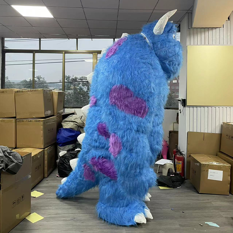 CH Blue Monster Mascot Costumes For Adults,Commercial Mascot Costume Custom Adults For Sale