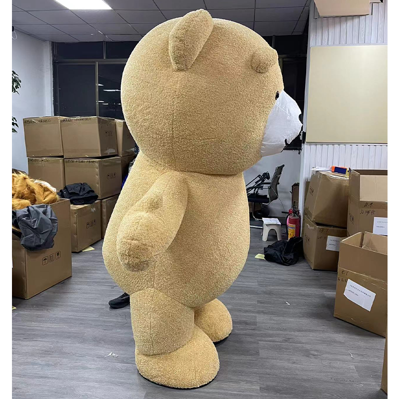 CH Rilakkuma Bear Mascot Costumes For Adults,Commercial Factory Real Picture Adult Size Mascot Costume