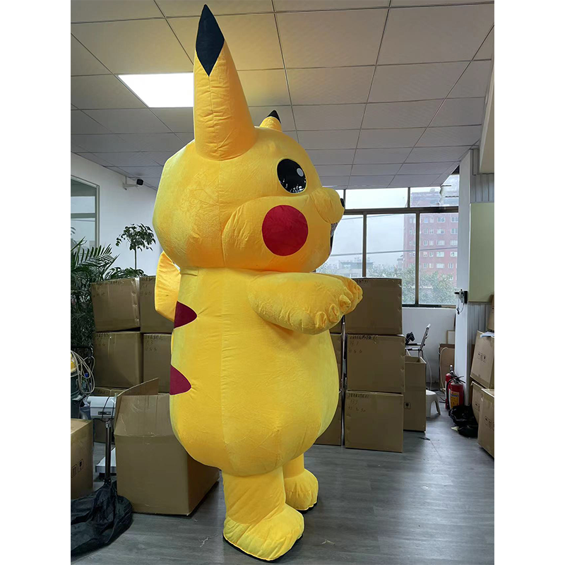 CH Pikachu Mascot Costume Cartoon Character For Party,Hot Sale Mascot Costumes For Adults
