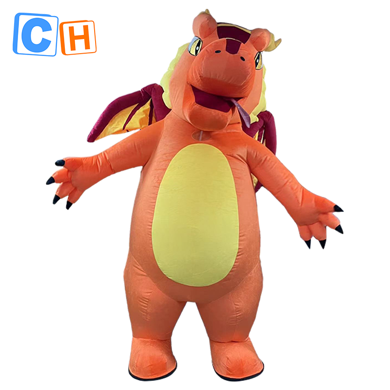 CH Charmander Theme Cartoon Character Mascot Costume For Party,Commercial Cartoon Cosplay Easter Party