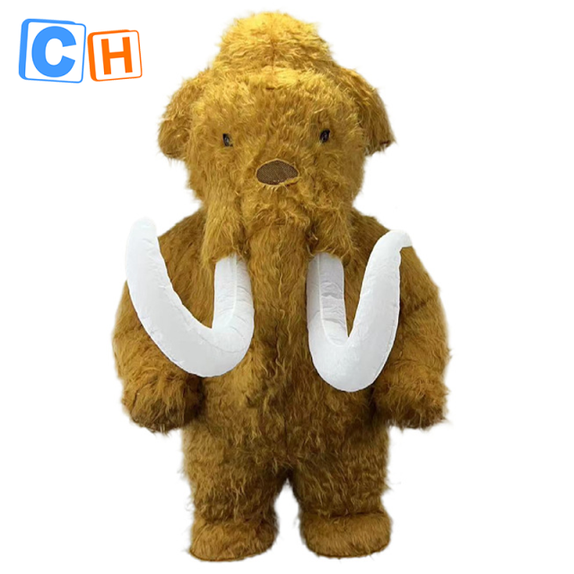 CH Mammoth Theme Inflatable Mascot Costumes For Sale,Commercial Custom Made Adult Mascot Costumes