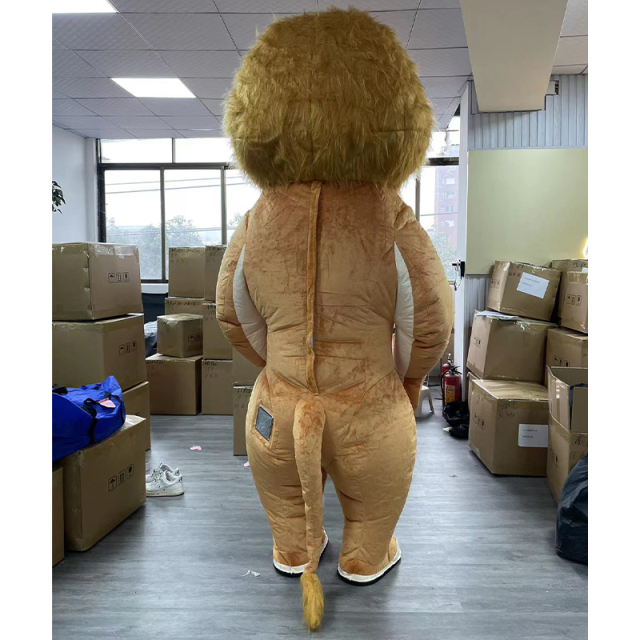 CH Eric The Lion Inflatable Mascot Costume For Sale,Commercial Cosplay Mascot Costume