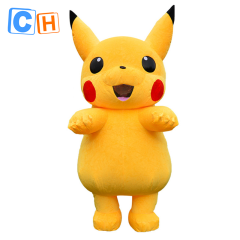 CH Pikachu Mascot Costume Cartoon Character For Party,Hot Sale Mascot Costumes For Adults