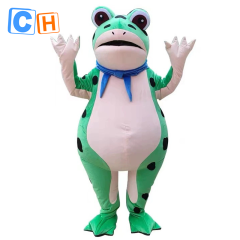 CH Frog Mascot Costume Custom Adults For Sale,Inflatable Halloween Costumes For Adults