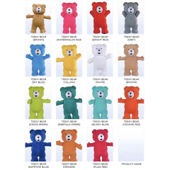 CH Rilakkuma Bear Mascot Costumes For Adults,Commercial Factory Real Picture Adult Size Mascot Costume