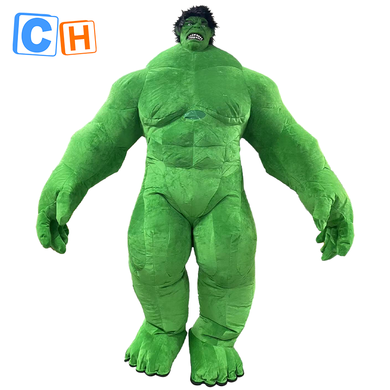 CH The Hulk Mascotte Costume Cartoon Mascot For Sale,Commercial Adult Cartoon Costume Bear For Adults
