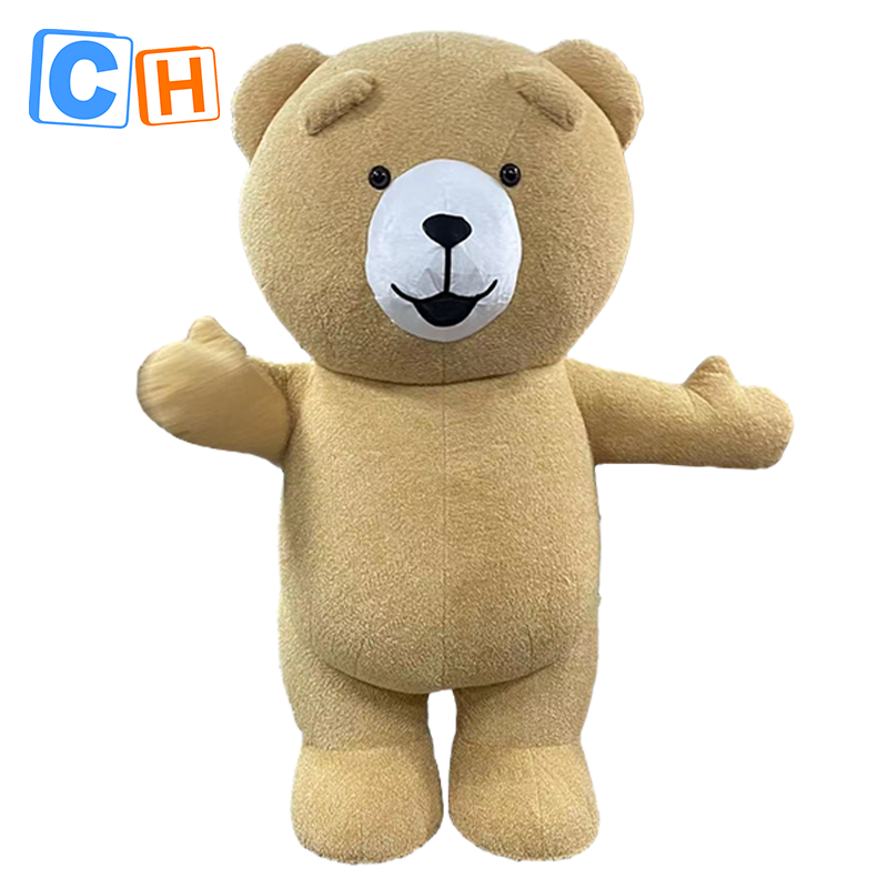 CH Rilakkuma Bear Mascot Costumes For Adults,Commercial Factory Real Picture Adult Size Mascot Costume