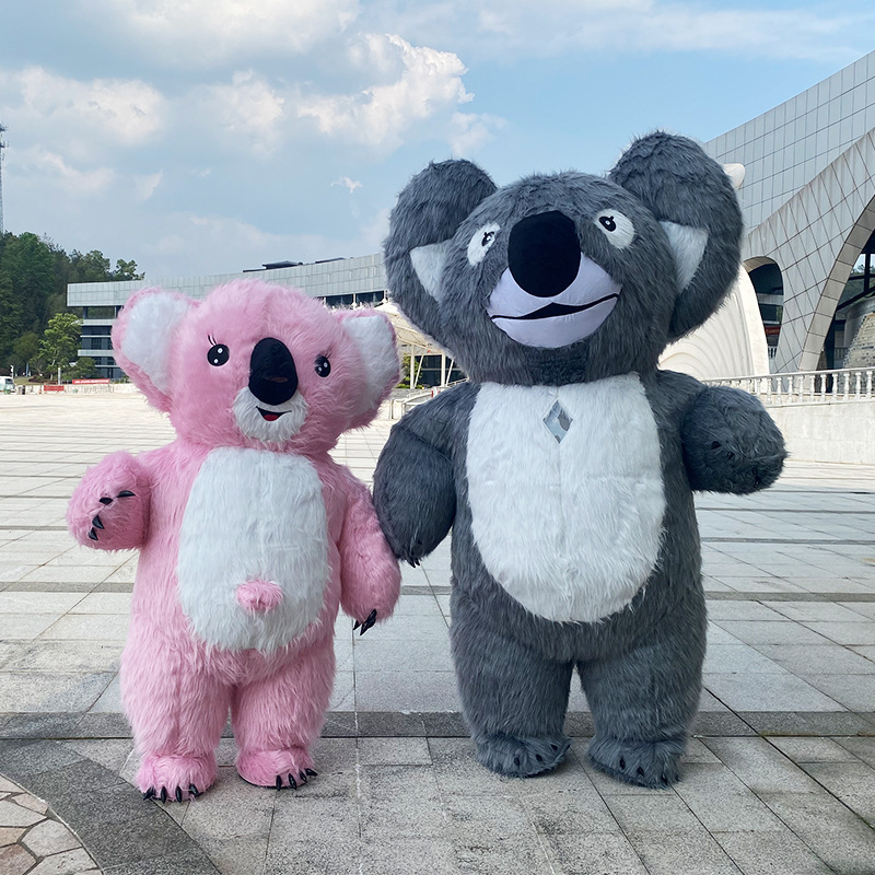 CH Koala Kangaroo Theme Mascot Costume Cartoon Character,Commercial Animal Cosplay Mascot Costume For Sale