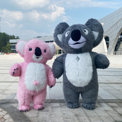 CH Koala Kangaroo Theme Mascot Costume Cartoon Character,Commercial Animal Cosplay Mascot Costume For Sale