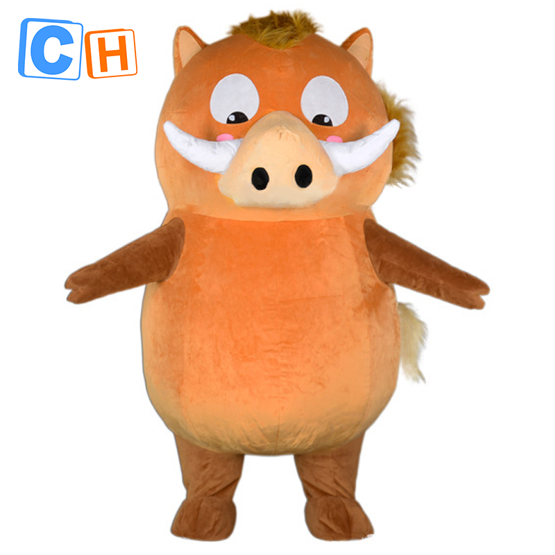 CH Wild Boar Theme Inflatable Mascot Costumes For Sale,Hot Sale Custom Made Animal Mascot Costumes