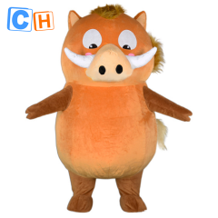CH Wild Boar Theme Inflatable Mascot Costumes For Sale,Hot Sale Custom Made Animal Mascot Costumes