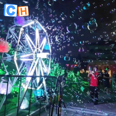 CH Ferris Wheel Bubble Machine RGB LED For Party Wedding,Commercial Bubble Machine For Sale