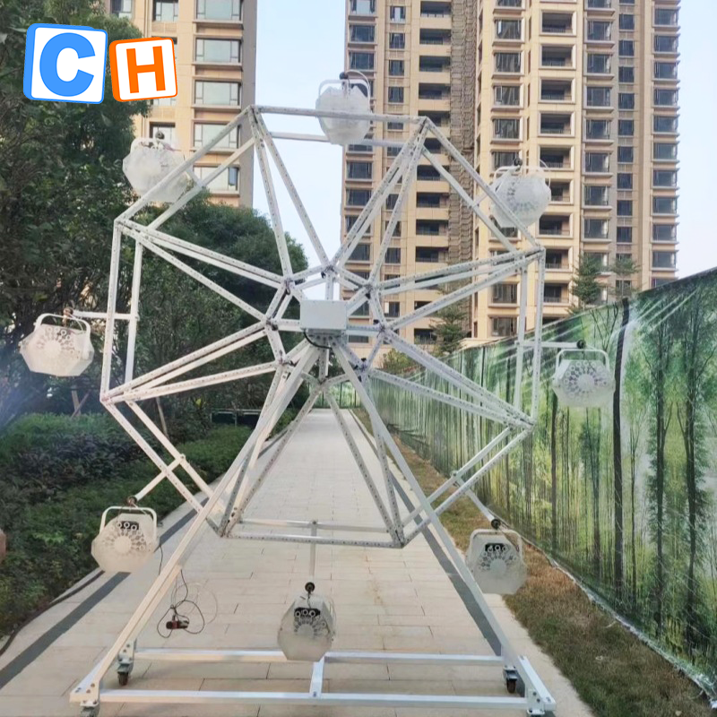 CH Ferris Wheel Bubble Machine RGB LED For Party Wedding,Commercial Bubble Machine For Sale