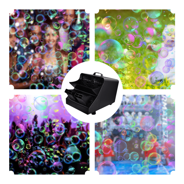 CH Black Bubble Machine Professional For Party Wedding,Commercial Bubble Machine For Wedding Party