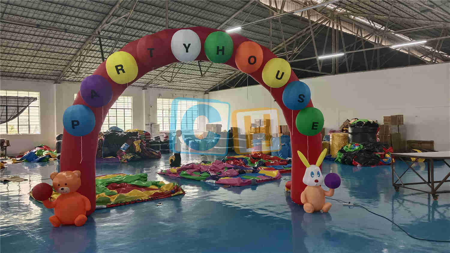 Inflatable Colorful Letter Arch