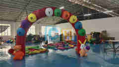 Inflatable Colorful Letter Arch
