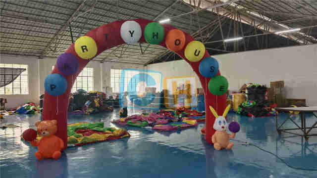Inflatable Colorful Letter Arch