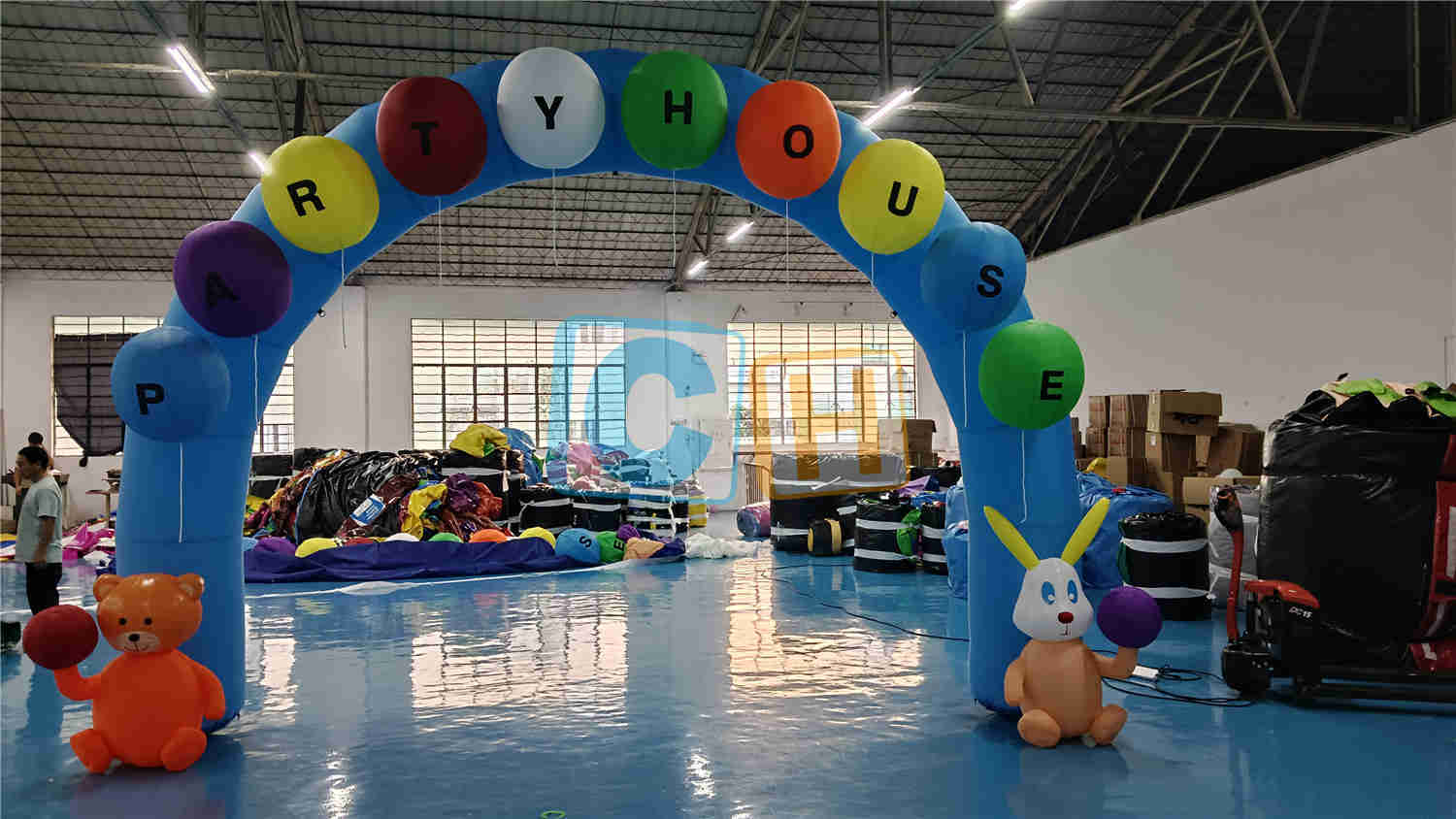 Inflatable Colorful Letter Arch