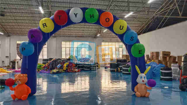 Inflatable Colorful Letter Arch