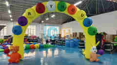 Inflatable Colorful Letter Arch