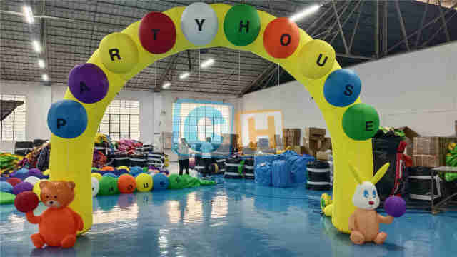 Inflatable Colorful Letter Arch