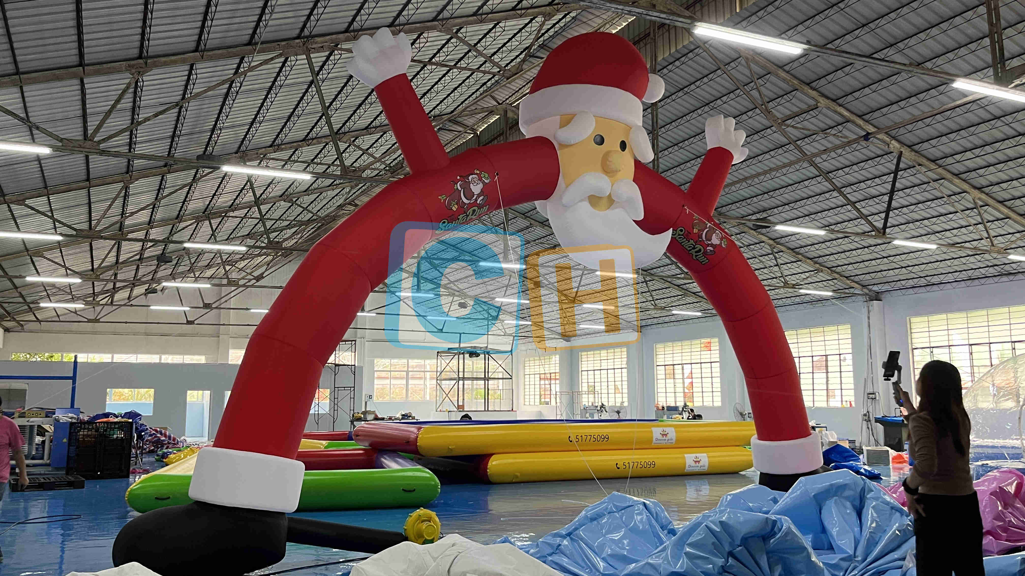 Inflatable Santa Arch
