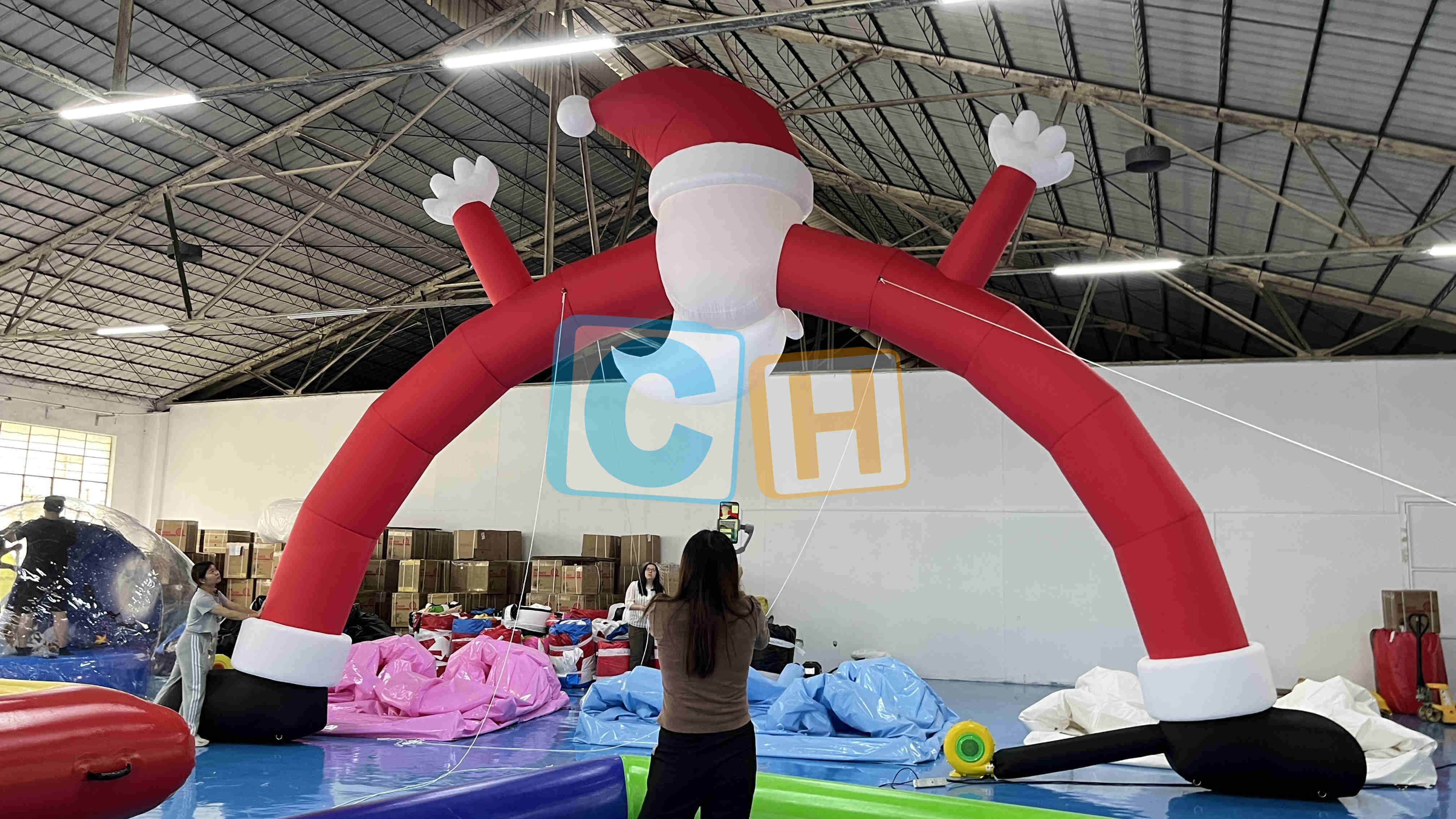 Inflatable Santa Arch