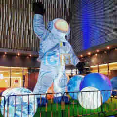 Inflatable Astronaut Moon Model