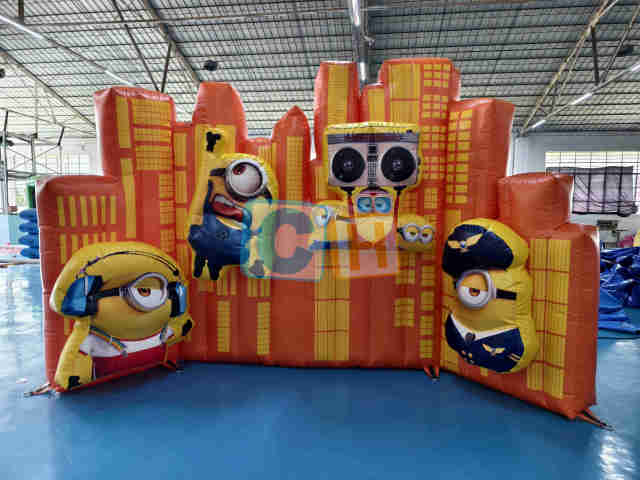 Inflatable Cartoon Characters Advertising Screen