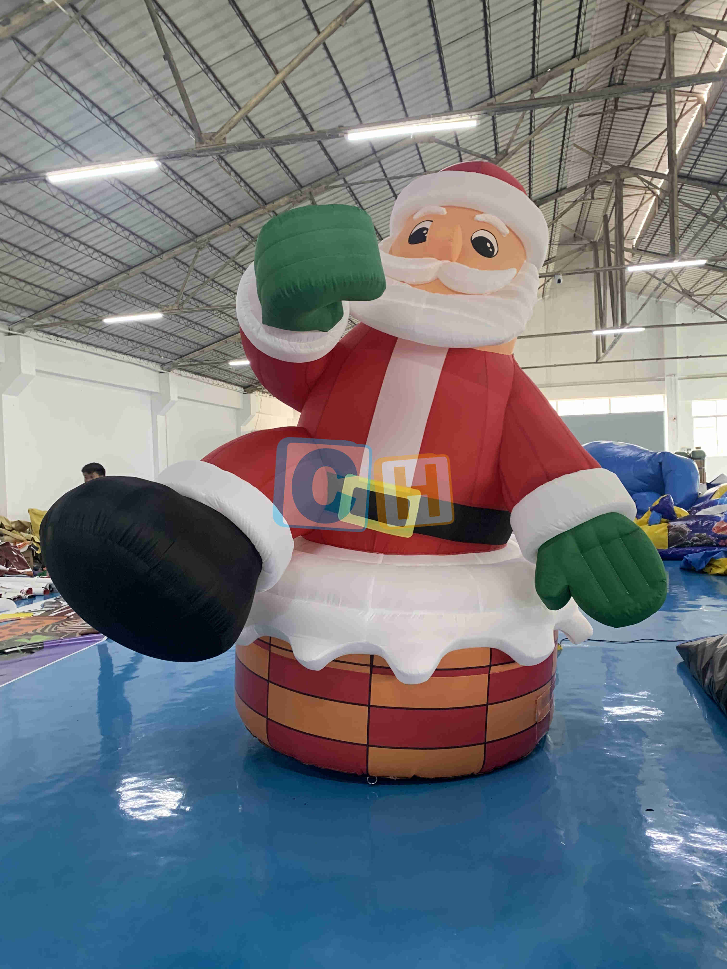 Inflatable Cartoon Santa