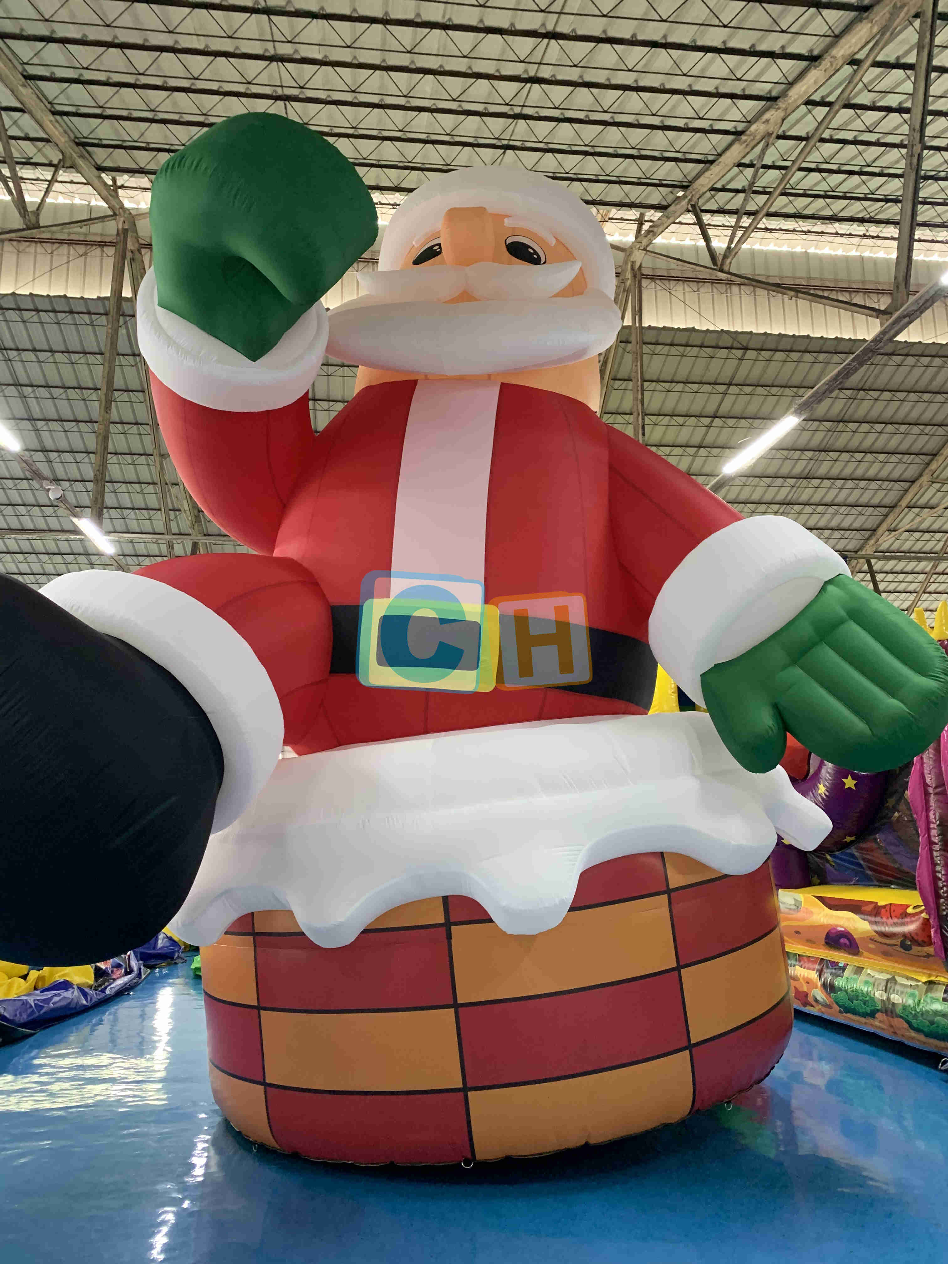 Inflatable Cartoon Santa