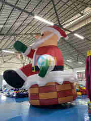 Inflatable Cartoon Santa
