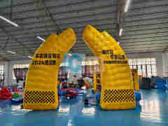 Inflatable Advertising Barriers