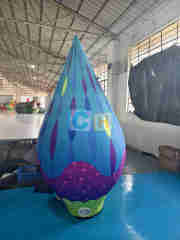 Inflatable Blue and Purple Advertising with LED