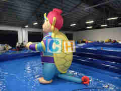 Inflatable Cartoon Turtle Commander