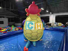Inflatable Cartoon Turtle Commander