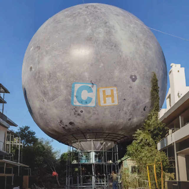 Inflatable Blue Terrestrial Globe