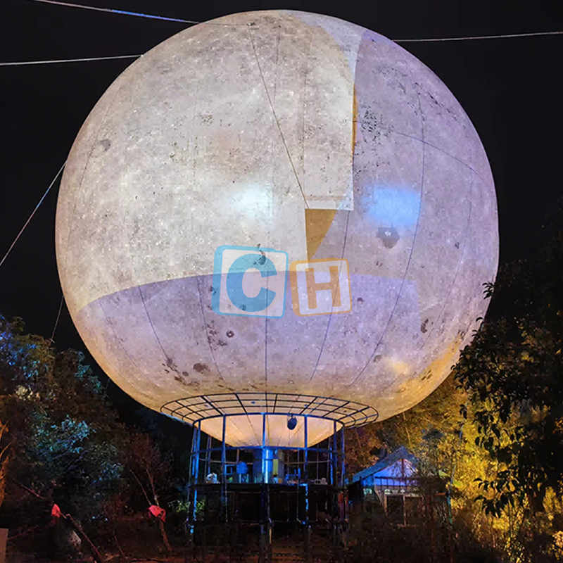 Inflatable Blue Terrestrial Globe