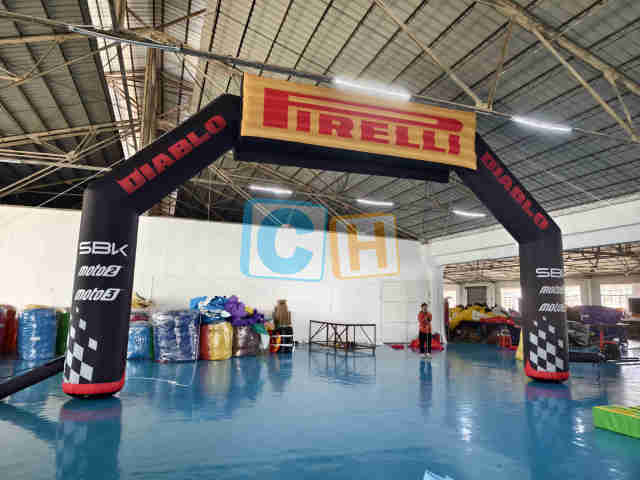 Inflatable Black Arch