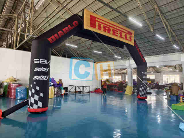 Inflatable Black Arch