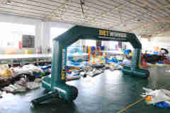 Inflatable Cyan Activity Game Arch