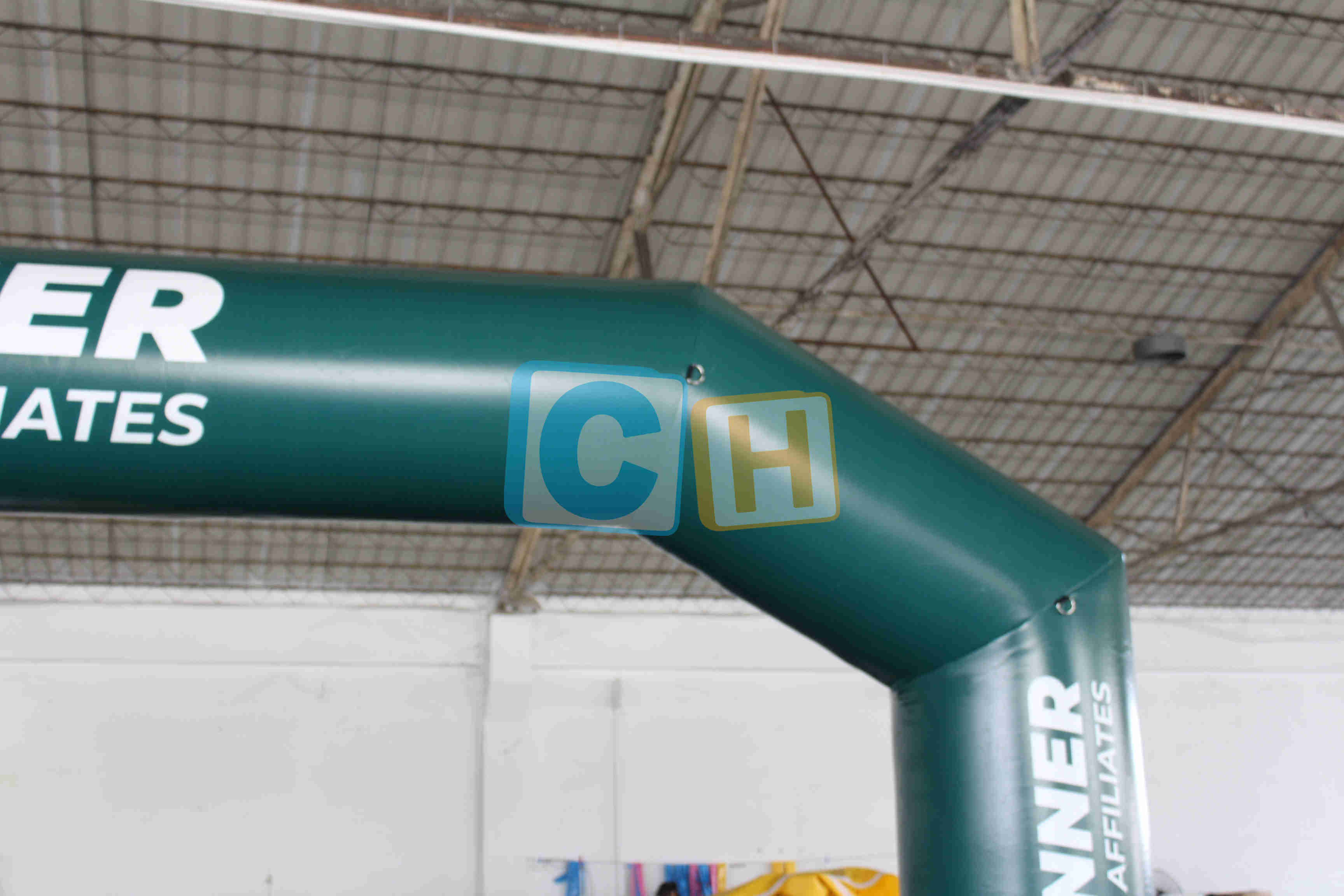 Inflatable Cyan Activity Game Arch
