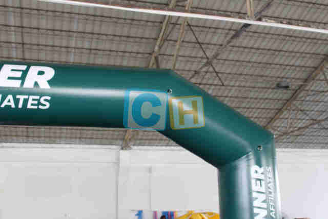 Inflatable Cyan Activity Game Arch