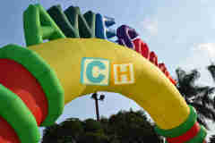 Inflatable Multicolored Arch