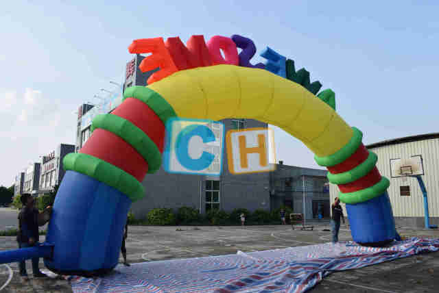 Inflatable Multicolored Arch