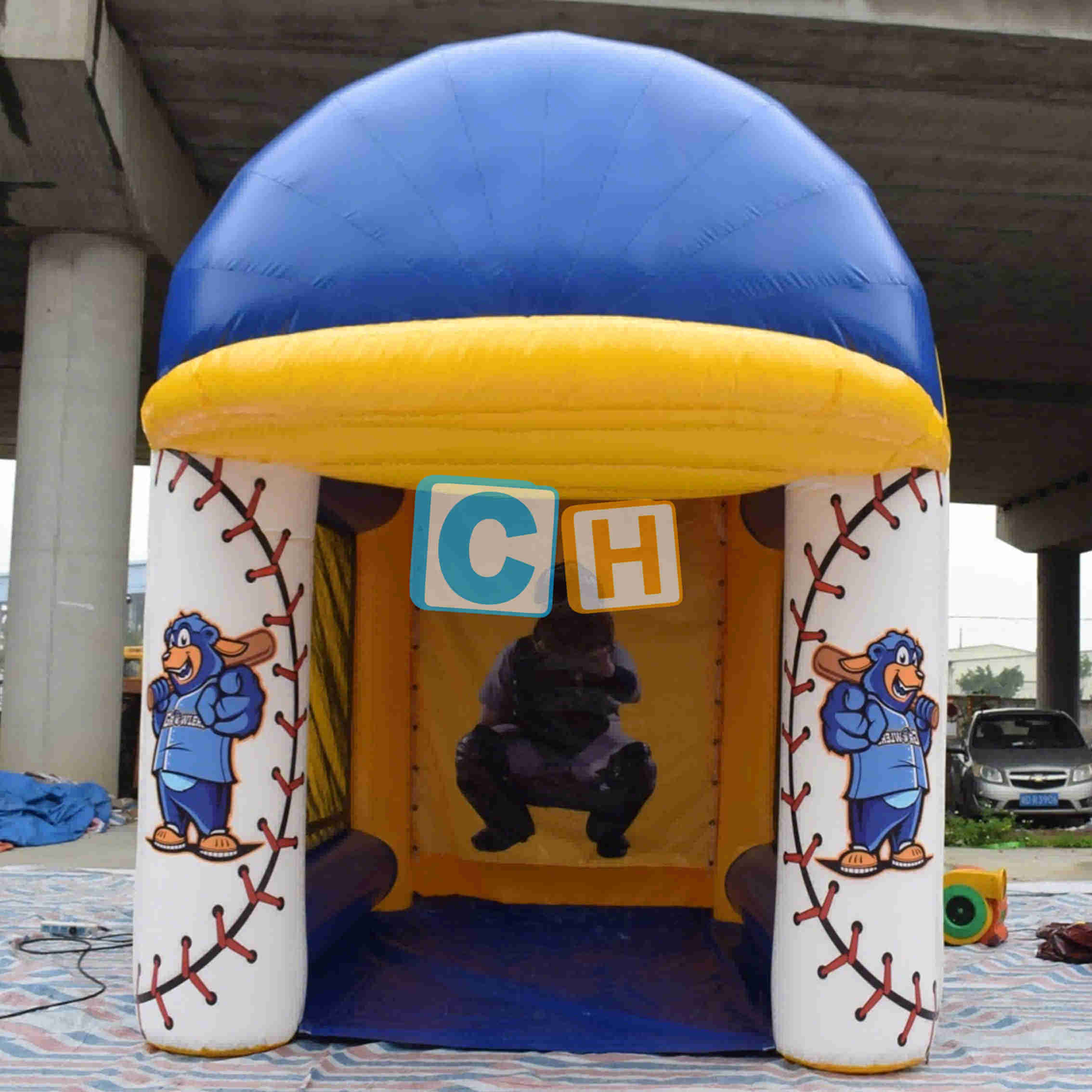 Inflatable  Baseball Bear Game