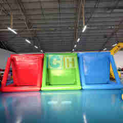 Inflatable Cube Puzzle Game